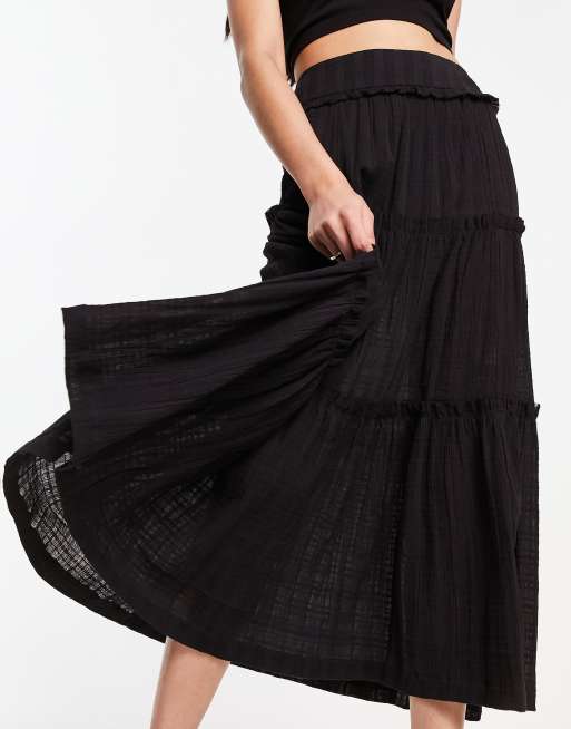 Black midi 2024 rara skirt