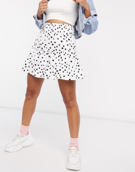 Polka dot hotsell skirt asos