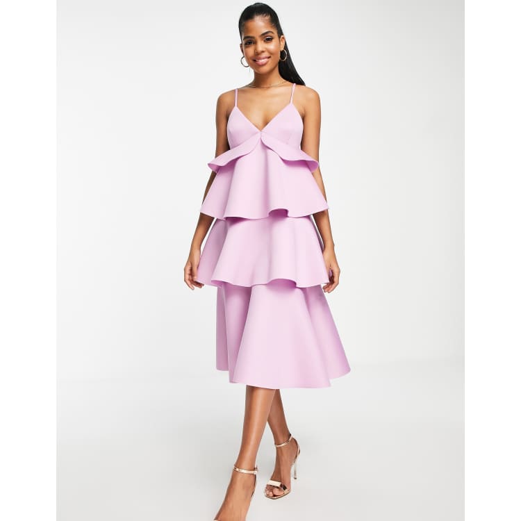 Asos pale 2025 pink dress