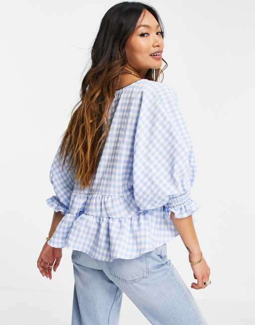 Asos cheap gingham top