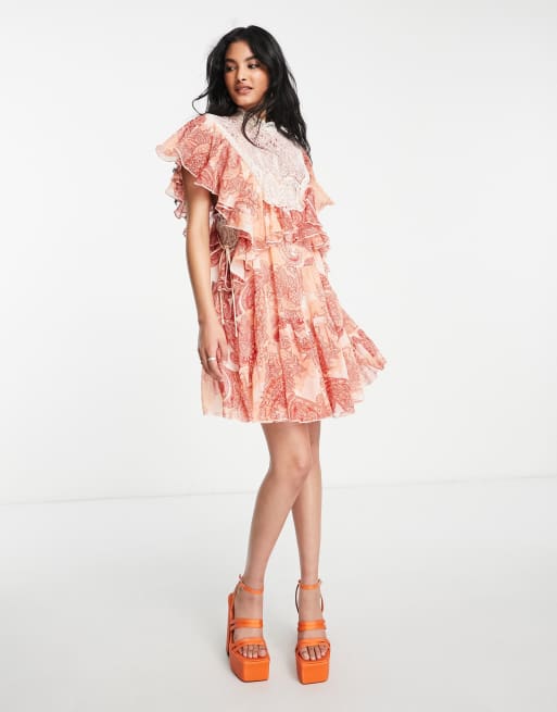 Sir the label posey ruffle clearance gown