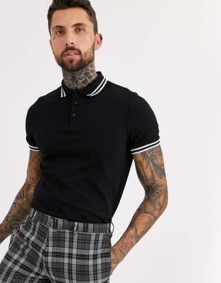 asos polo tops