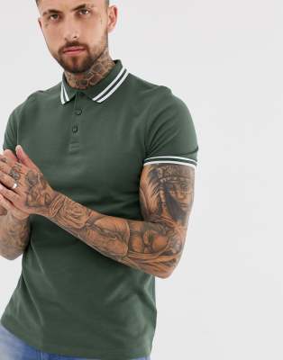 asos polo tops