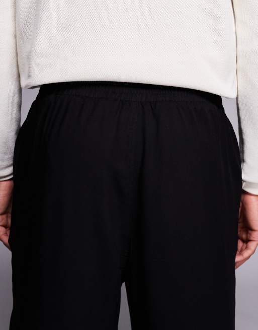 ASOS DESIGN - Toelopende broek in zwart, deel van co-ord set, 5 van 5