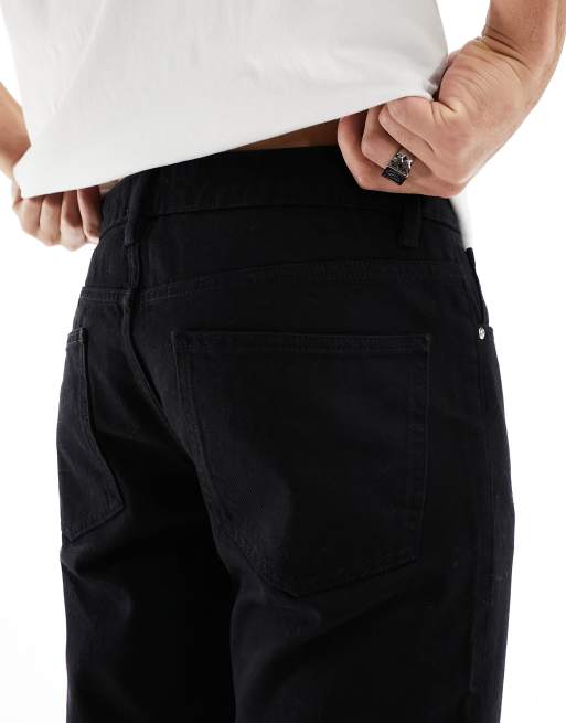 ASOS DESIGN - Toelopende jeans in niet vervagend zwart, 2 van 5