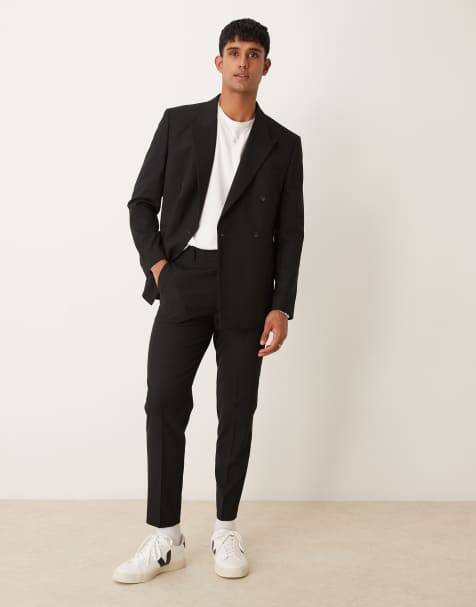 ASOS DESIGN - Toelopende pantalon in zwart - view 1