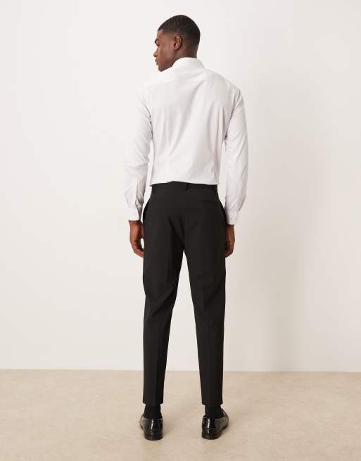 ASOS DESIGN - Toelopende pantalon in zwart, 3 van 5