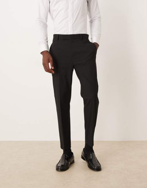 ASOS DESIGN - Toelopende pantalon in zwart, 5 van 5