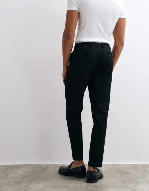 ASOS DESIGN - Toelopende pantalon in zwart, 5 van 5