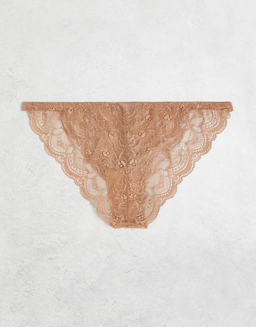 ASOS DESIGN – Tonade brazilian-trosor i mesh och tangamodell, 3-pack, 2 av 4