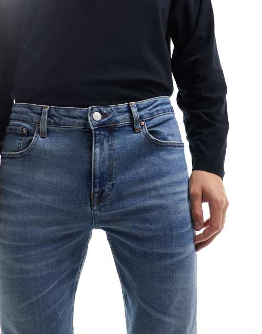ASOS DESIGN – Tonade skinny jeans med ljusblå tvätt, 2 av 5