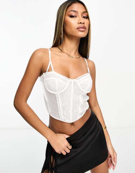 Top bianco asos hotsell