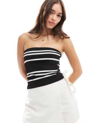 Vest top in Nero