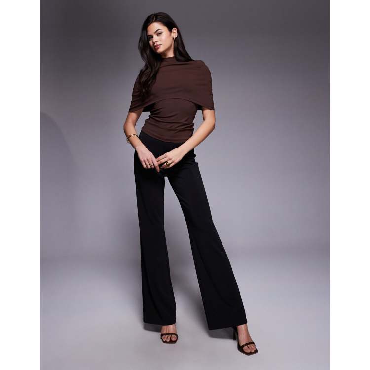 Top Femme Marron NEXT - Col Haut Noué, Dos Sans Manches - Taille 18 - Neuf Avec étiquettes