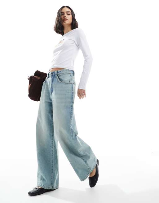 ASOS DESIGN - Top a maniche lunghe con scollo a barchetta bianco con granchio con perline, 4 di 4