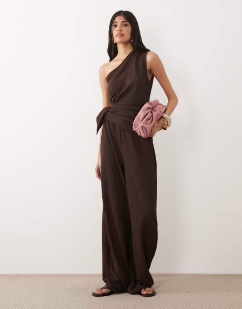 ASOS DESIGN - Top asymétrique texturé d'ensemble - view 1