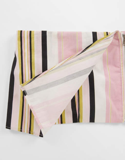 ASOS DESIGN - Top bandeau d'ensemble à rayures - Multicolore, 8 de 8