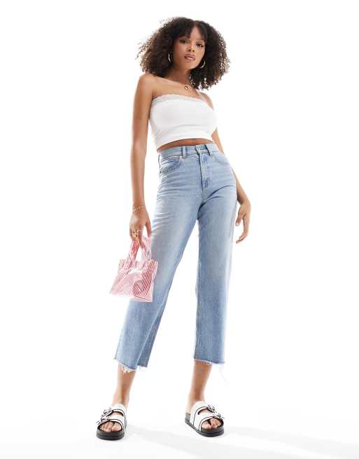ASOS DESIGN - Top bustier bordé de dentelle - Ivoire, 3 de 4