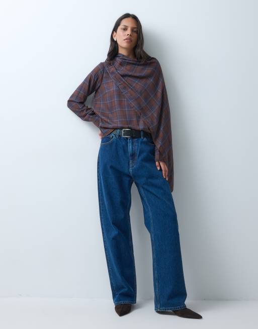 ASOS DESIGN top cache-cœur écharpe à carreaux, 3 de 4