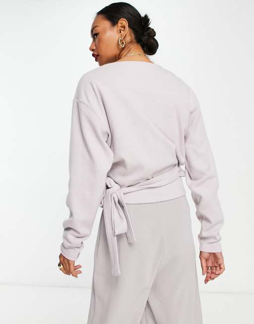 ASOS DESIGN - Top cache-cœur ultra-doux - Lilas, 2 de 4