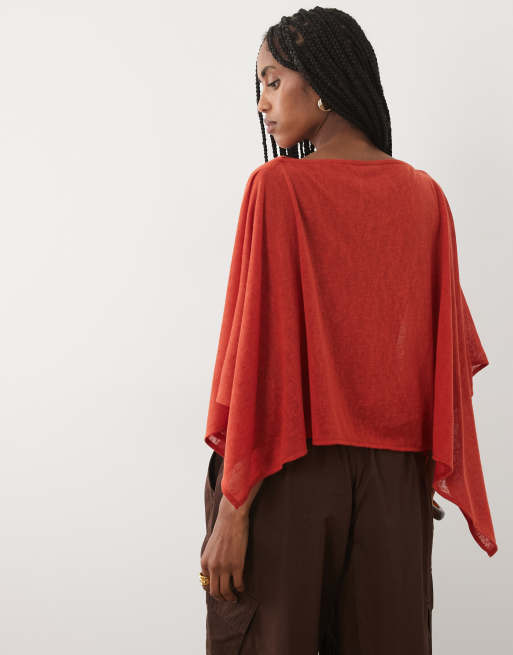 ASOS DESIGN - top capa rojo, 4 de 4