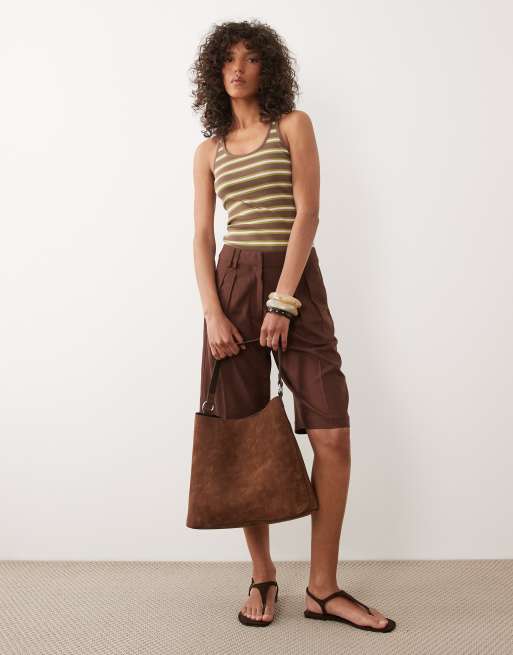 ASOS DESIGN - Top coupe nageur à rayures, 2 de 4