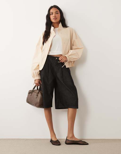 ASOS DESIGN - Top coupe-vent avec poignets noués - Camel, 2 de 4