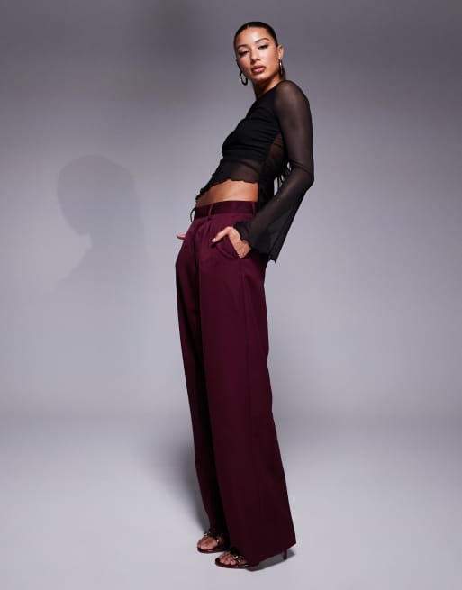 ASOS DESIGN - Top en tulle à encolure bateau et fronces sur les côtés - Noir, 2 de 4