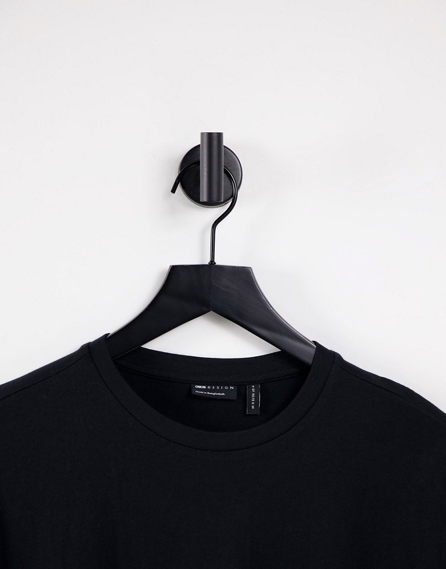 Top grembiule oversize in stile casual nero - ASOS DESIGN T-shirt donna  - immagine3