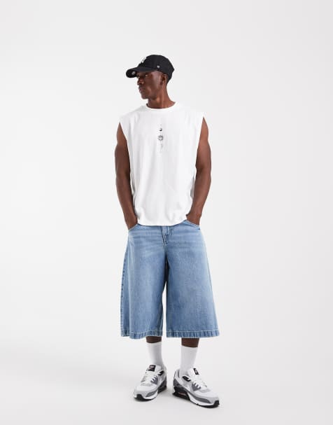 ASOS DESIGN - Top senza maniche comodo bianco con grafica celestiale - view 1