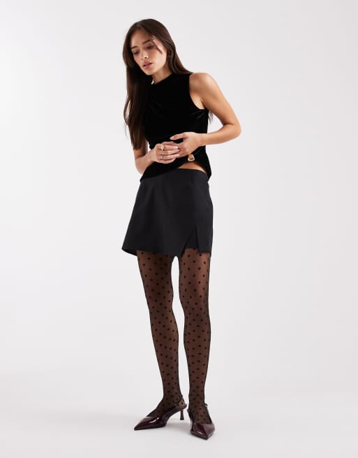 ASOS DESIGN - Top senza maniche in velluto con collo a imbuto e finitura in metallo , 3 di 4