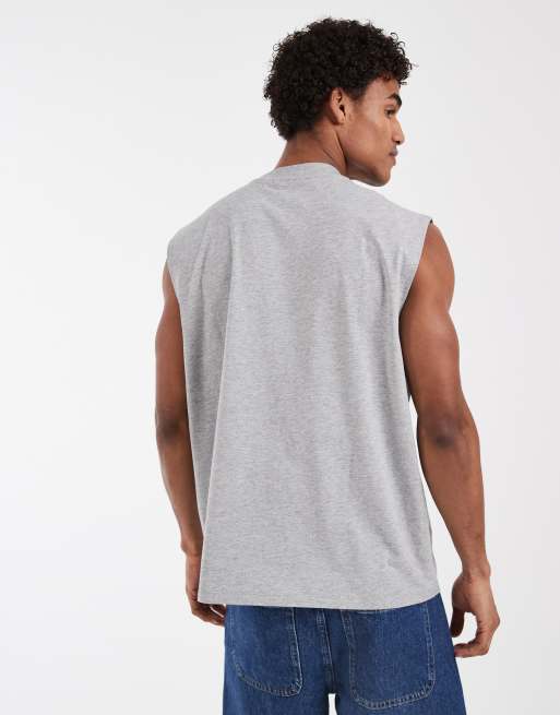 ASOS DESIGN - Top senza maniche oversize grigio con stampa NFL de Green Bay Packers, 4 di 5