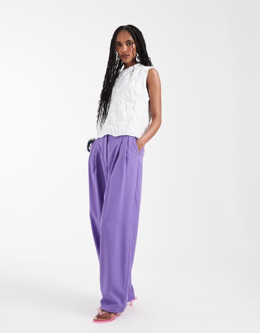ASOS DESIGN - Top senza maniche squadrato in maglia stropicciata bianco, 4 di 7