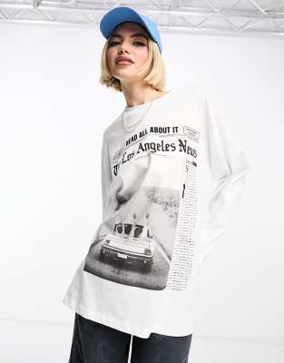 Tommy Jeans - T-shirt Coupe Skateur Moderne Effet Superposé à Manches