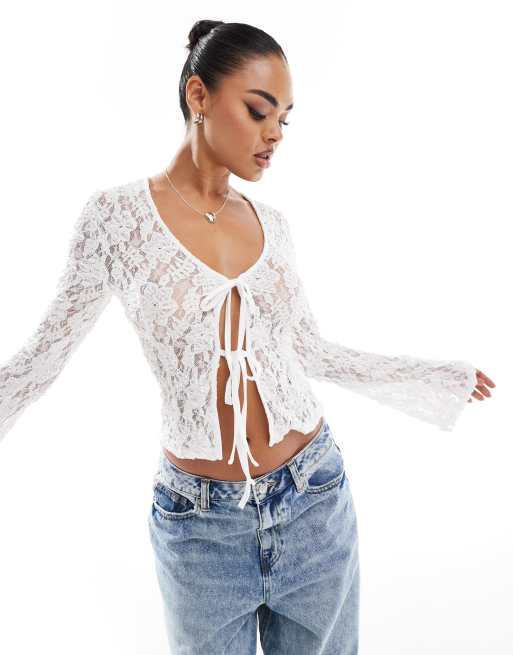 Asos top pizzo online