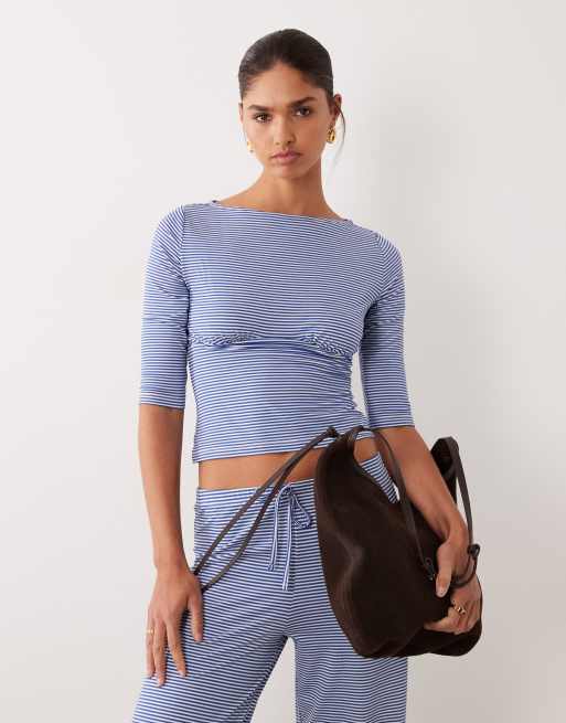 ASOS DESIGN – Zestaw w paski z ozdobnym wiązaniem, 3 z 3