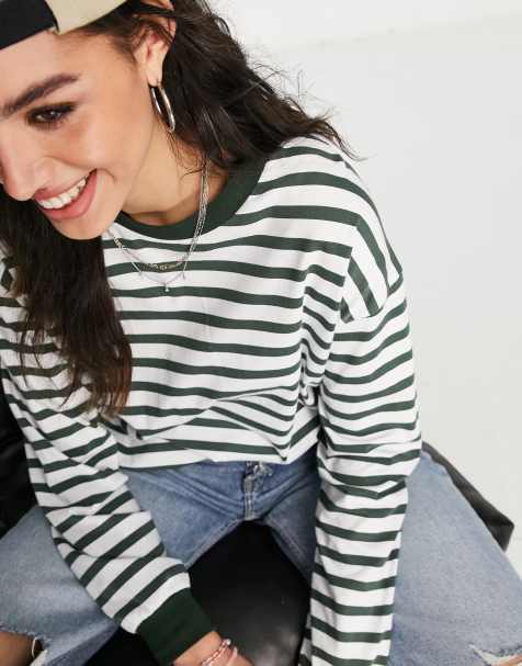 Women's Striped Tops & Long Sleeve Tops