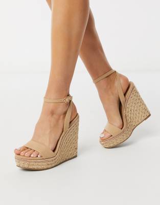 Beige Wedges