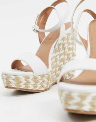 Asos design topic espadrille wedges best sale in beige