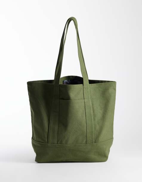 ASOS DESIGN – Torba typu tote w kolorze khaki - view 1