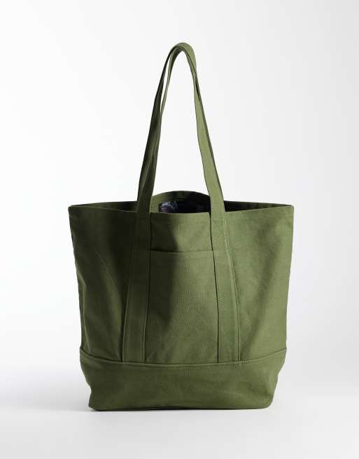 ASOS DESIGN – Torba typu tote w kolorze khaki