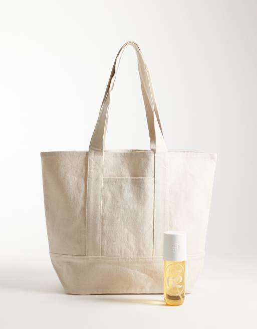 ASOS DESIGN – Torba typu tote w kolorze neutralnym, 2 z 4