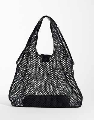 ASOS DESIGN - Tote bag en tulle - Noir