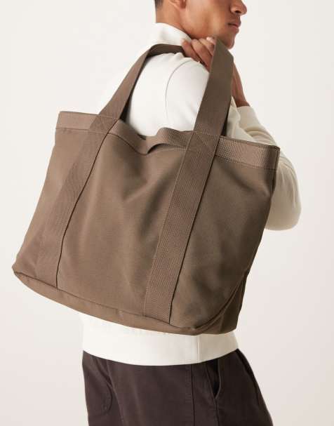 ASOS DESIGN tote bag in brown - view 1
