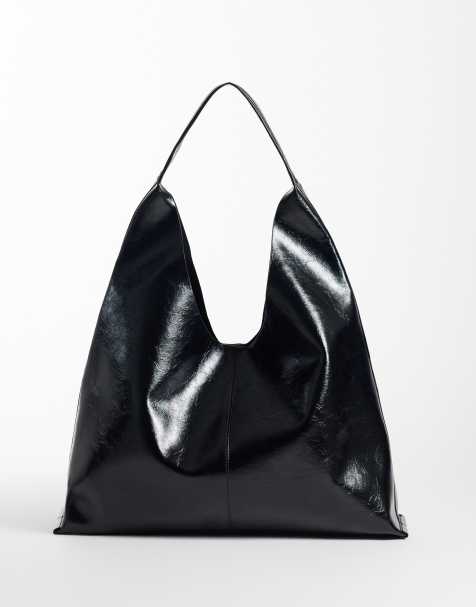 ASOS DESIGN Tote-Bag mit U-Ausschnitt in Schwarz - view 1