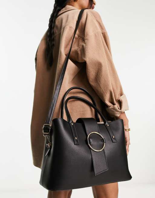 Asos leather online bags