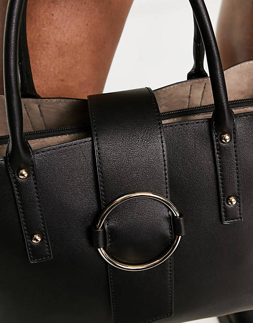 ASOS Design Tote Bag with Ring Detail
