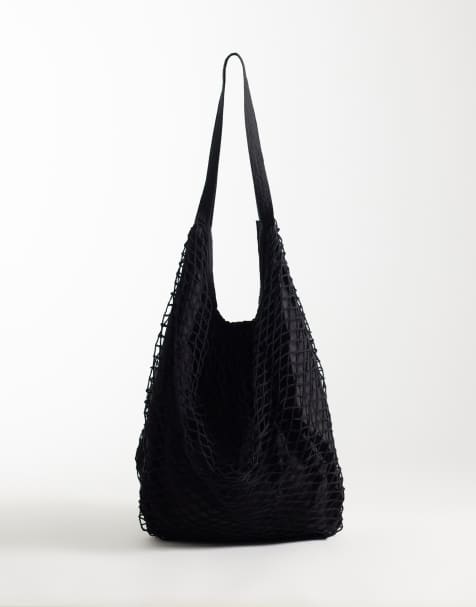 ASOS DESIGN - Tote tas van nylon in zwart - view 1