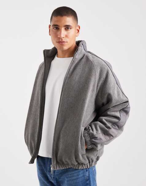 ASOS DESIGN track jacket in grey - view 1