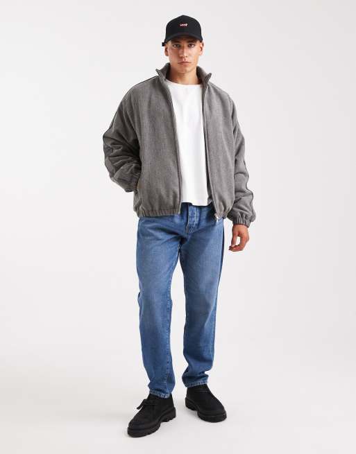 ASOS DESIGN track jacket in grey, 2 of 5